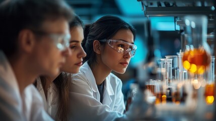 Scientists Working in a