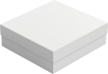 Fototapeta premium Blank white box, perfect for your product mockup or packaging design.