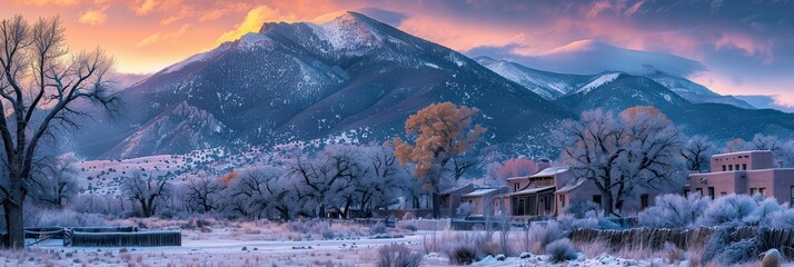 Taos Valley Sunset: Rocky Mountain Landscape in the Land of Enchantment