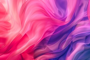 Obraz premium Swirly motion abstract elements with pink and periwinkle sheets. Abstract colorful background