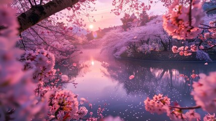 Japanese cherry blossom viewing