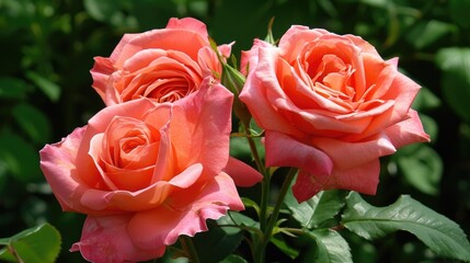 Full bloom roses are highly attractive for decor