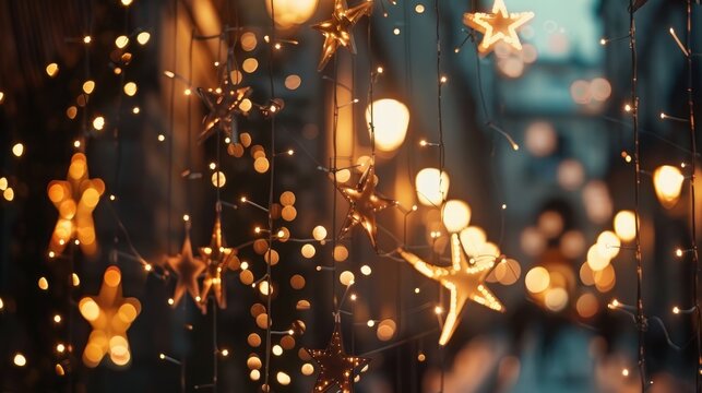 Light Time Creates Bokeh Resembling Stars and Street Lights