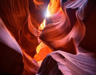 Obraz premium Breathtaking Antelope Canyon Light Display