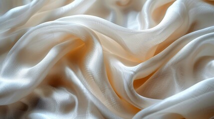 Obraz premium Flowing Elegance: Abstract Texture of Luxurious Silk Fabric