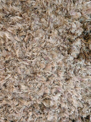 Panorama of earth colors carpet fabric texture and background seamless