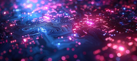 Abstract Circuitry Background - Futuristic Technology Design