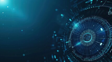 Obraz premium Abstract Technology Interface