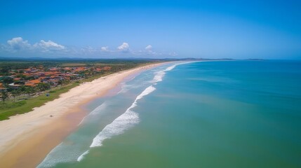 Stunning Guarajuba Beach in Bahia