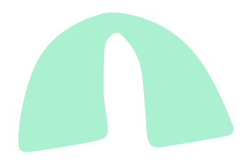 Abstract neon illustrations, irregular shapes, doodles handdrawn, modern, art