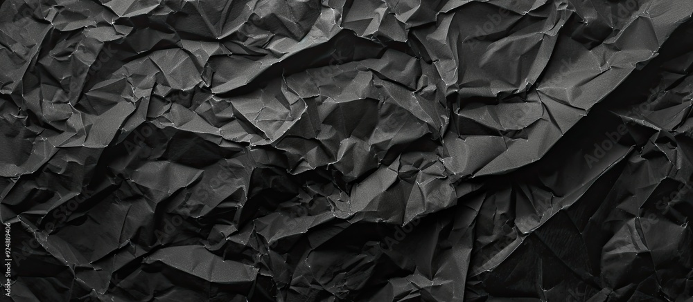 Aufkleber creative design templates against a backdrop of crumpled black paper for use with copy space images
