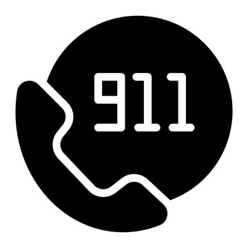 dial 991 emergency icon