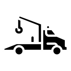 tow truck icon vector illustration