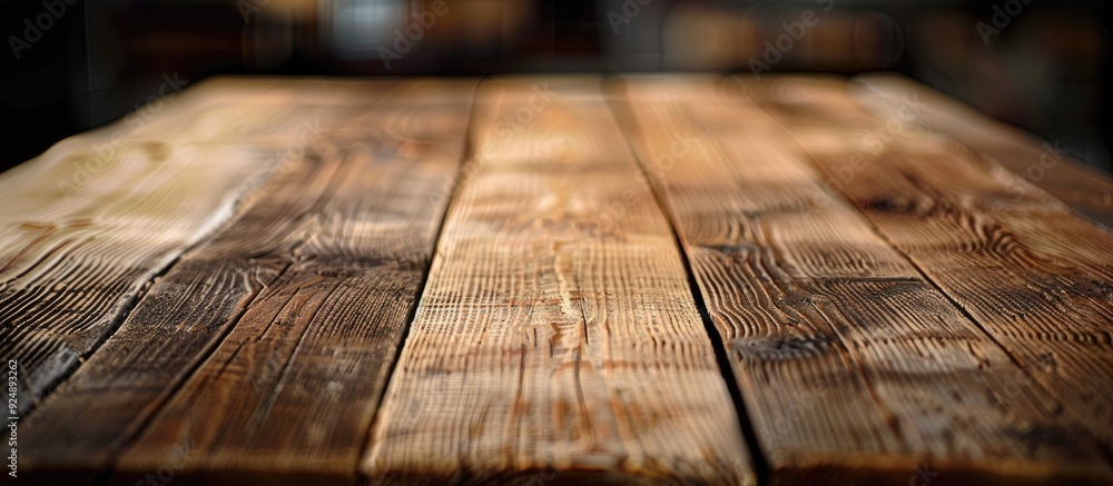 Aufkleber background showing a wooden table with an empty copy space image