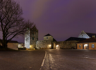 Bergenhus fortress, a fortress located in Bergen, Norway.