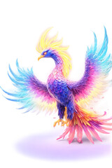 Obraz premium blue and yellow feathers