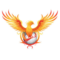 Fototapeta premium red dragon with wings