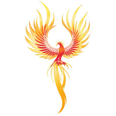 Fototapeta premium silhouette of a angel