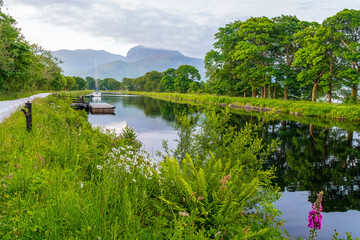 Caledonian Canal, Corpach, Fort William, Lochaber, UK