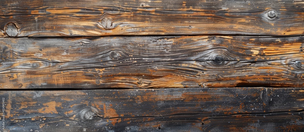 Aufkleber old weathered wooden surface serving as a rustic wallpaper backdrop with space for adding images. cr