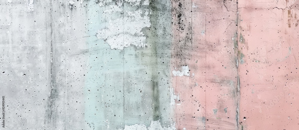 Leinwandbilder soft pastel colors add a tranquil touch to the processed concrete texture in this copy space image