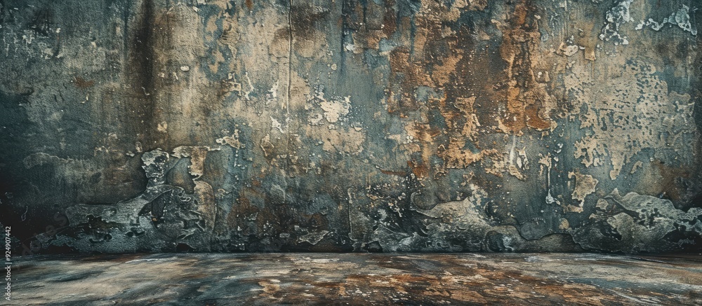 Fototapete A vintage wall texture providing a backdrop with room for text or design elements in the copy space image