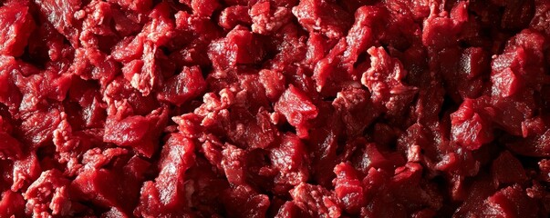 Fresh raw red meat background texture close up