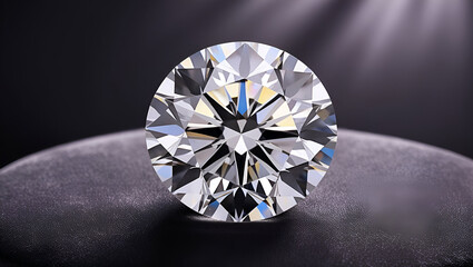 a single diamond at safe place. generated ai