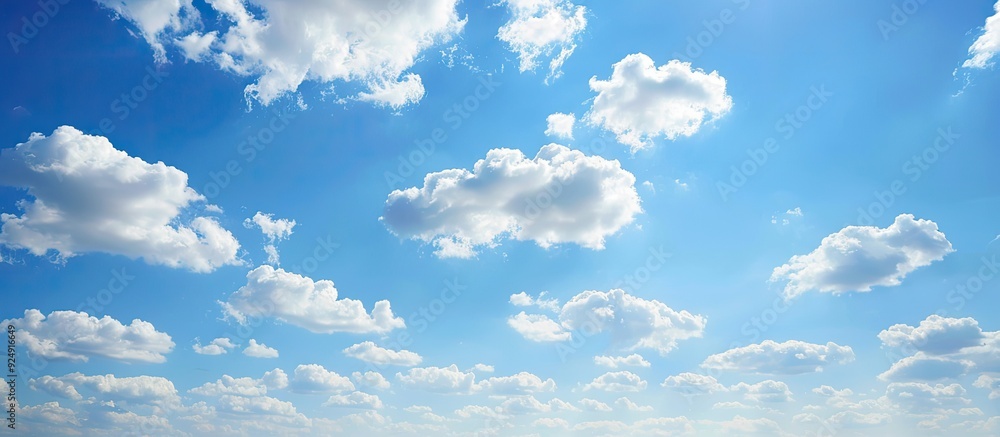Aufkleber scenic view of the cloudless sky with copy space image
