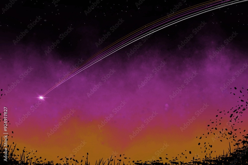 Canvas Prints background with stars