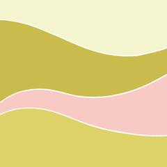 波のイメージのレトロな背景素材のイラスト26