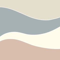 波のイメージのレトロな背景素材のイラスト15