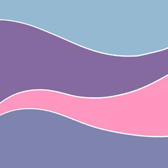 波のイメージのレトロな背景素材のイラスト12