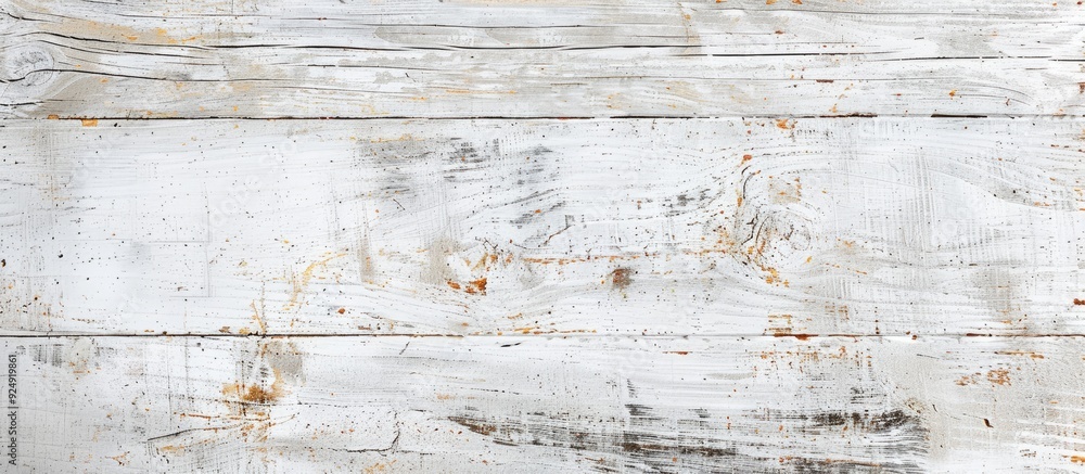 Leinwandbilder weathered white wooden surface with a distressed appearance featuring subtle color stains adding a r