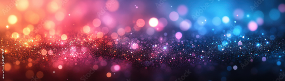 Poster a colorful background with many small dots