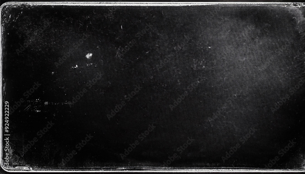 Poster Grungy Black Texture with Subtle Scratches Light Gradient, Design Project Gritty Raw Visual Element. Banner Poster Background Wallpaper With Copy Space