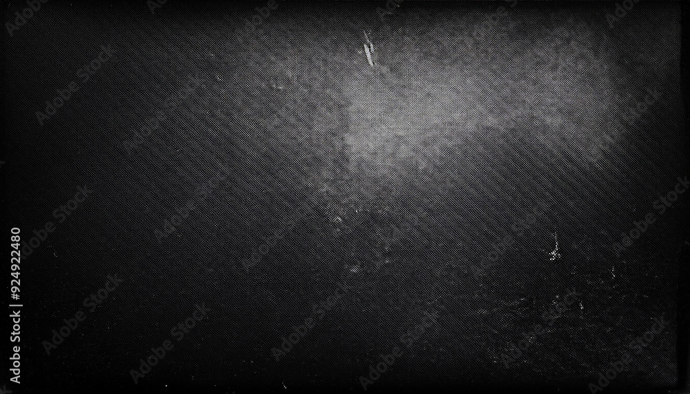 Poster Grungy Black Texture with Subtle Scratches Light Gradient, Design Project Gritty Raw Visual Element. Banner Poster Background Wallpaper With Copy Space