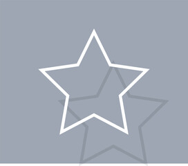Obraz premium Vector icon of white color with shadow on gray background