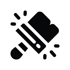 paintbrush icon. vector glyph icon for your website, mobile, presentation, and logo design.
