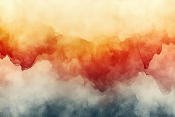 abstract watercolor background soft beige and orange hues blending organically subtle texture vintage feel warm tones evoking nostalgia and creativity