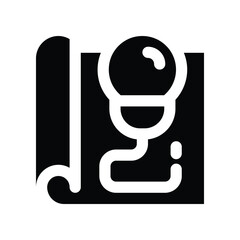 prototyping icon. vector glyph icon for your website, mobile, presentation, and logo design.