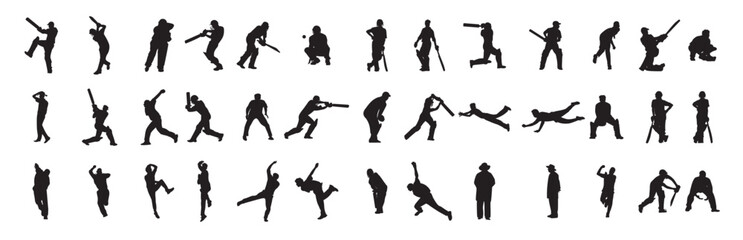 Cricket logo design vector.