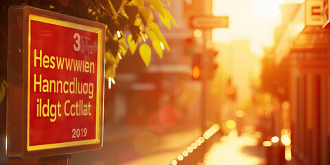 Heatwave Advisory: Staying Safe and Cool During Extreme Heat - Imagine a sign indicating a heatwave advisory, advising residents to stay hydrated and seek shelter from extreme heat