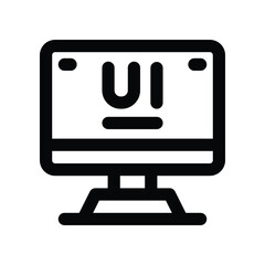 ui design icon. vector line icon for your website, mobile, presentation, and logo design.