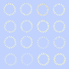 点で囲った丸の背景画像イラスト27