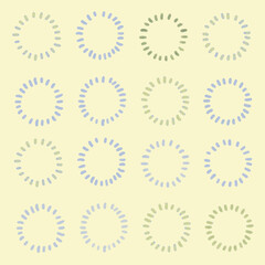 点で囲った丸の背景画像イラスト23