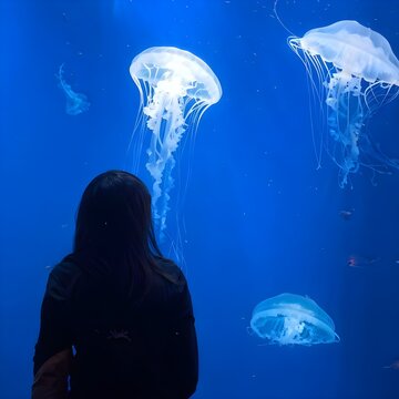jellyfish in the water