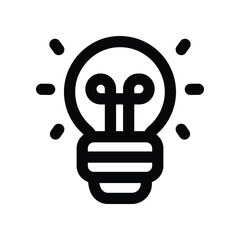 idea icon. vector line icon for your website, mobile, presentation, and logo design.