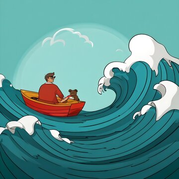 boat in the sea