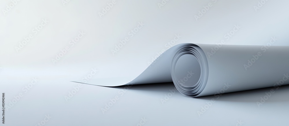 Poster White Paper. with copy space image. Place for adding text or design